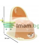 Детско гърне с капак и облегалка